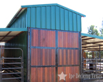 texas barn door of ipe